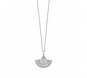 Silk Fan Necklace