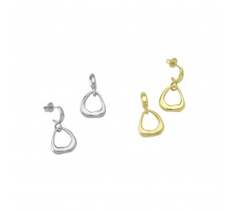 "Crumpled" Earrings
