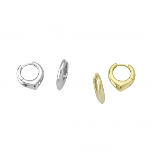 Sharp Hoop Earrings