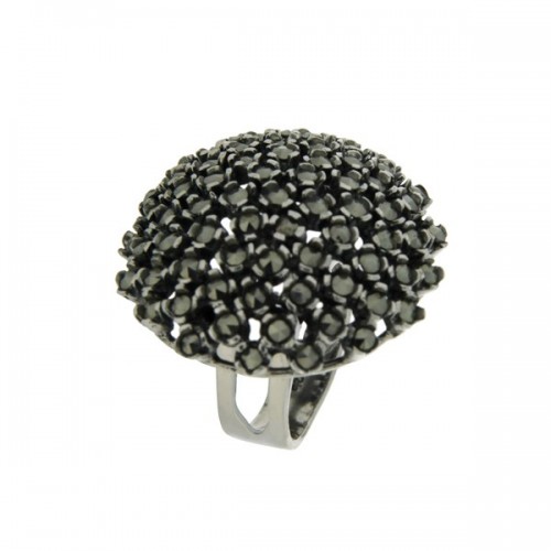 Silver marcasite ring