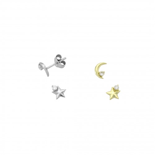 Star & Moon Earrings