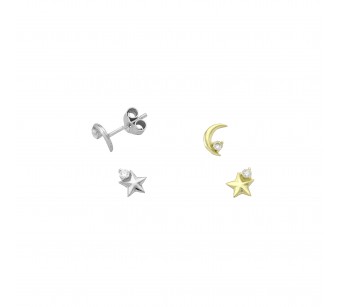 Star & Moon Earrings