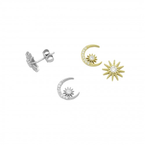 Star & Moon Earrings