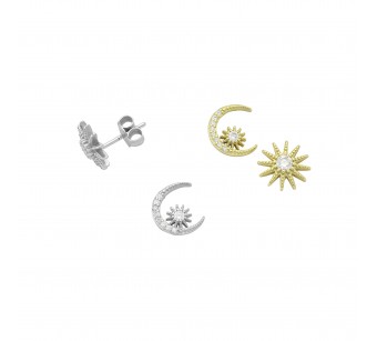 Star & Moon Earrings