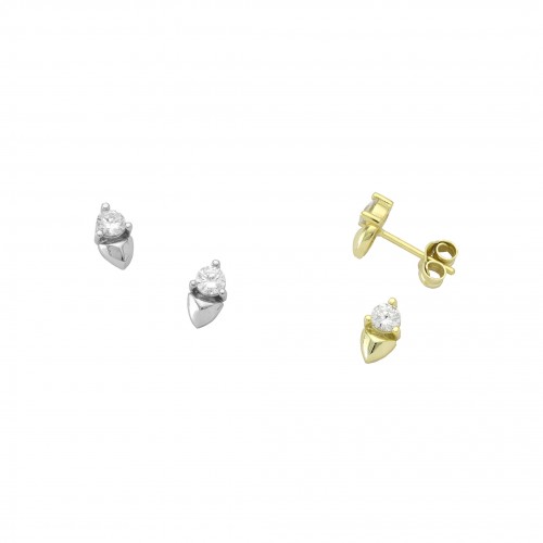 Single Stone Earrings