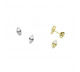 Single Stone Earrings