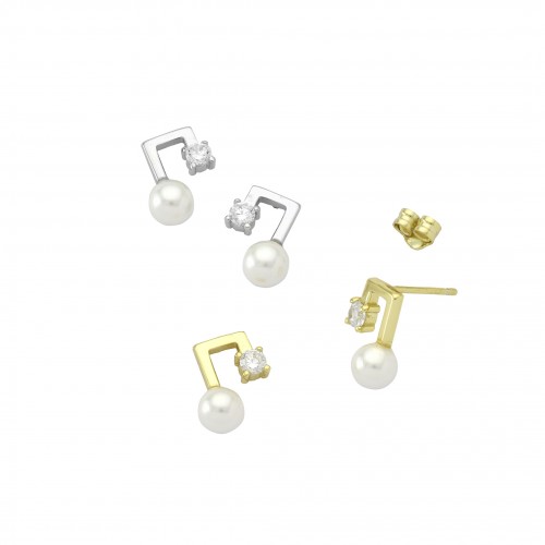 Earrings with Pearl