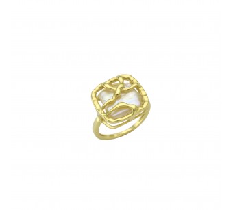 "Crumpled" Ring