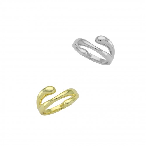 "Liquid" Open Ring