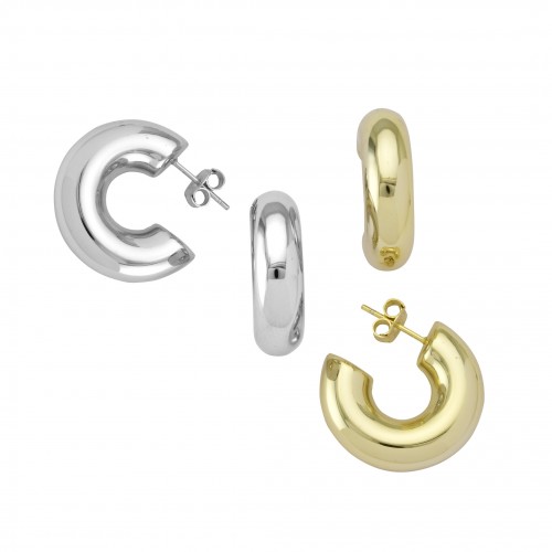 Bubble Hoop Earrings