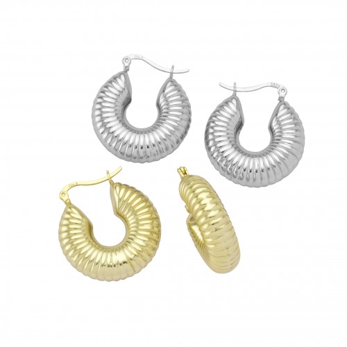 Bubble Hoop Earrings