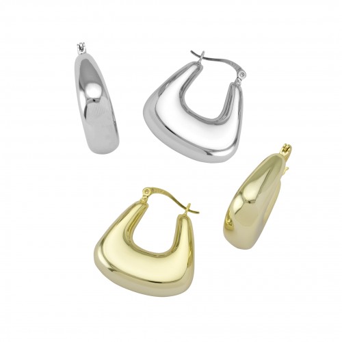 Bubble Hoop Earrings