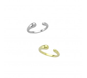 "Liquid" Open Ring