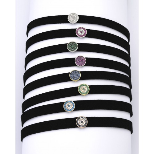Silver target or full circle choker...