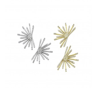 Half Star Earrings