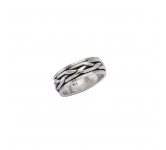 Spinning Two-Tone Ring