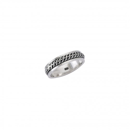 Spinning Two-Tone Ring
