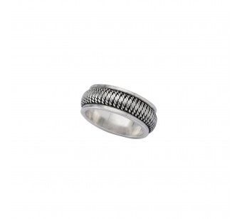 Spinning Two-Tone Ring