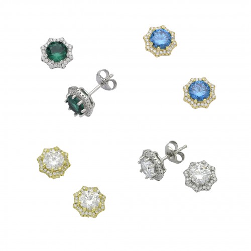 Octagonal Earrings