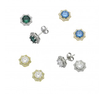 Octagonal Earrings