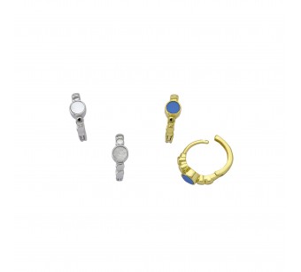 Mini Hoop Beads Earrings