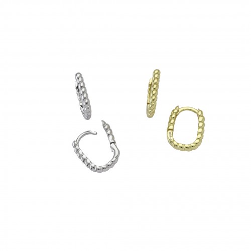 Rectangular Hoop Earrings