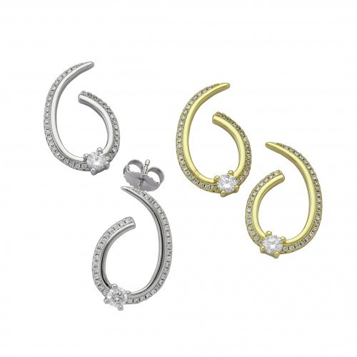 Open Hoop Earrings