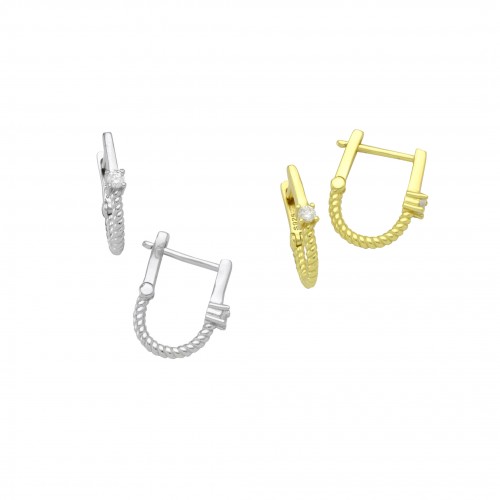 Twisted Hoop Earrings
