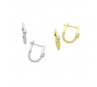 Twisted Hoop Earrings