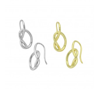 Hoop - Knot Earrings