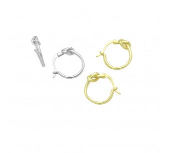 Hoop - Knot Earrings