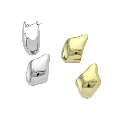 "Liquid" Drops Earrings