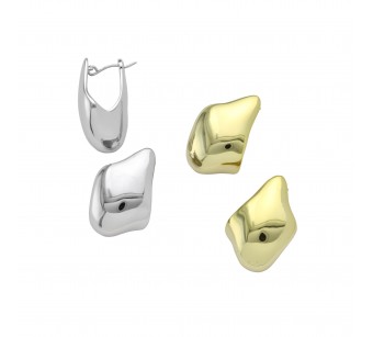 "Liquid" Drops Earrings