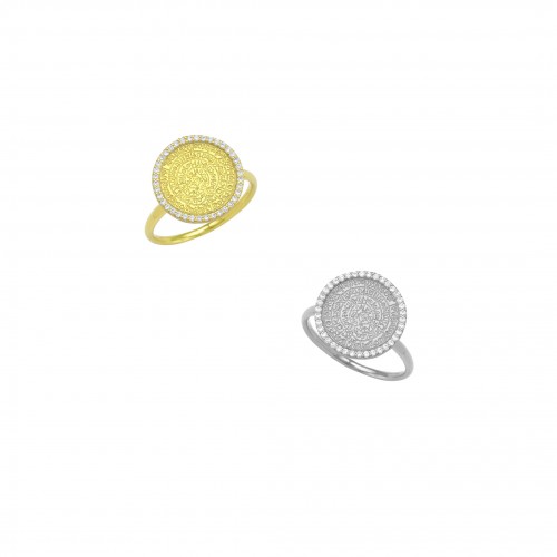 Phaistos Disc Ring