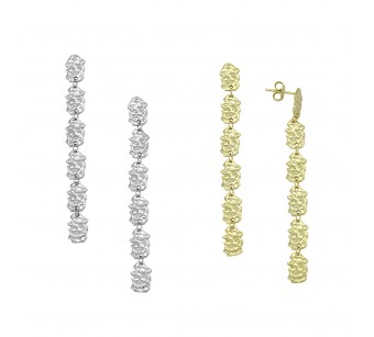 Crumpled Leaves Earrings