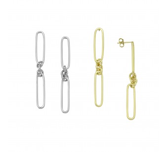 Oval Hoop Earrings