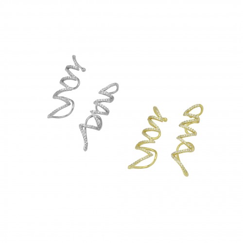 Twisted Cuff Earrings