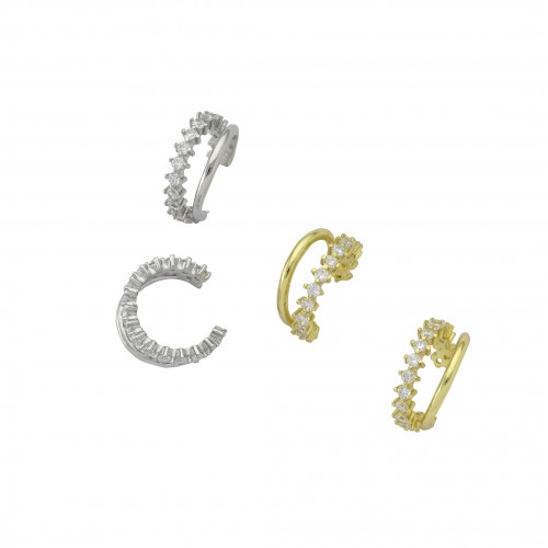 Σκουλαρίκια Cuff