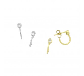 Open Mini Hoop Earrings
