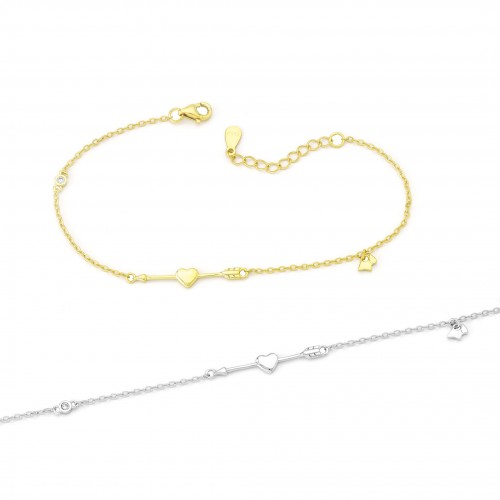 Heart & Arrow Bracelet