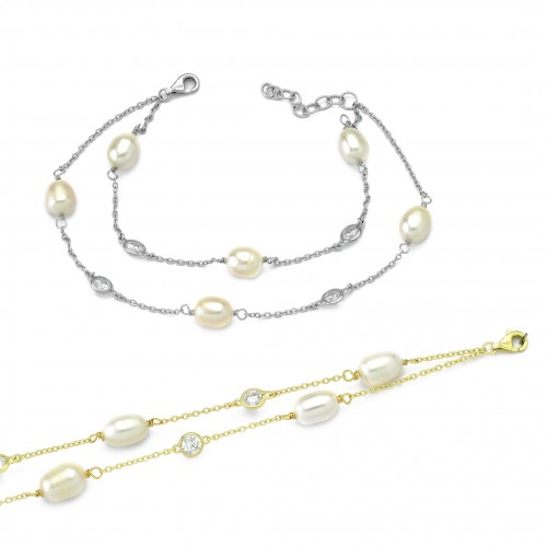 Double Pearl Bracelet