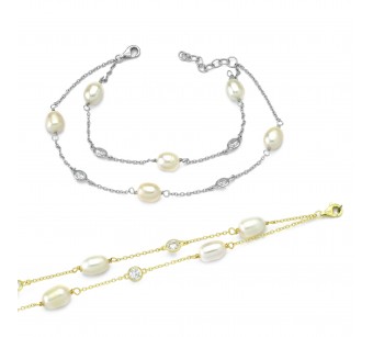 Double Pearl Bracelet