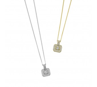 Hanging Polygon Necklace