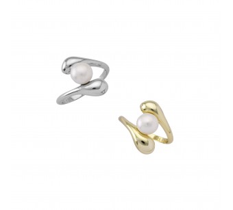 By Pass Pearl Ring