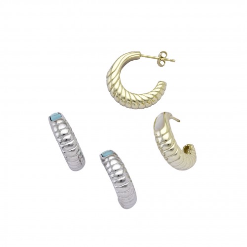 Open Hoop Earrings