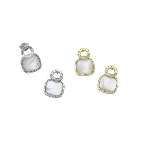 Earrings with Mother of Pearl