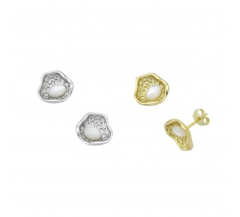 "Crumpled" Earrings