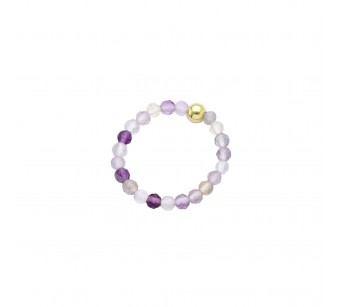 Faceted Cut Stone Ring