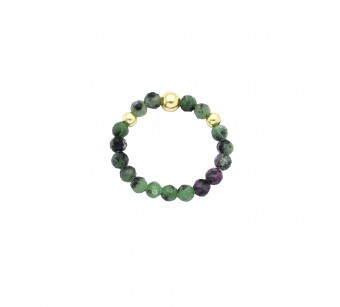 Faceted Cut Stone Ring