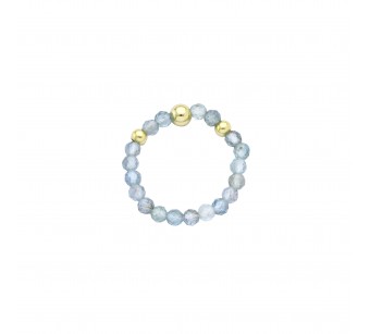 Faceted Cut Stone Ring